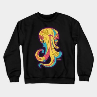 Plastic Macaroni Boho Trippy Hippy Tortellini Crewneck Sweatshirt